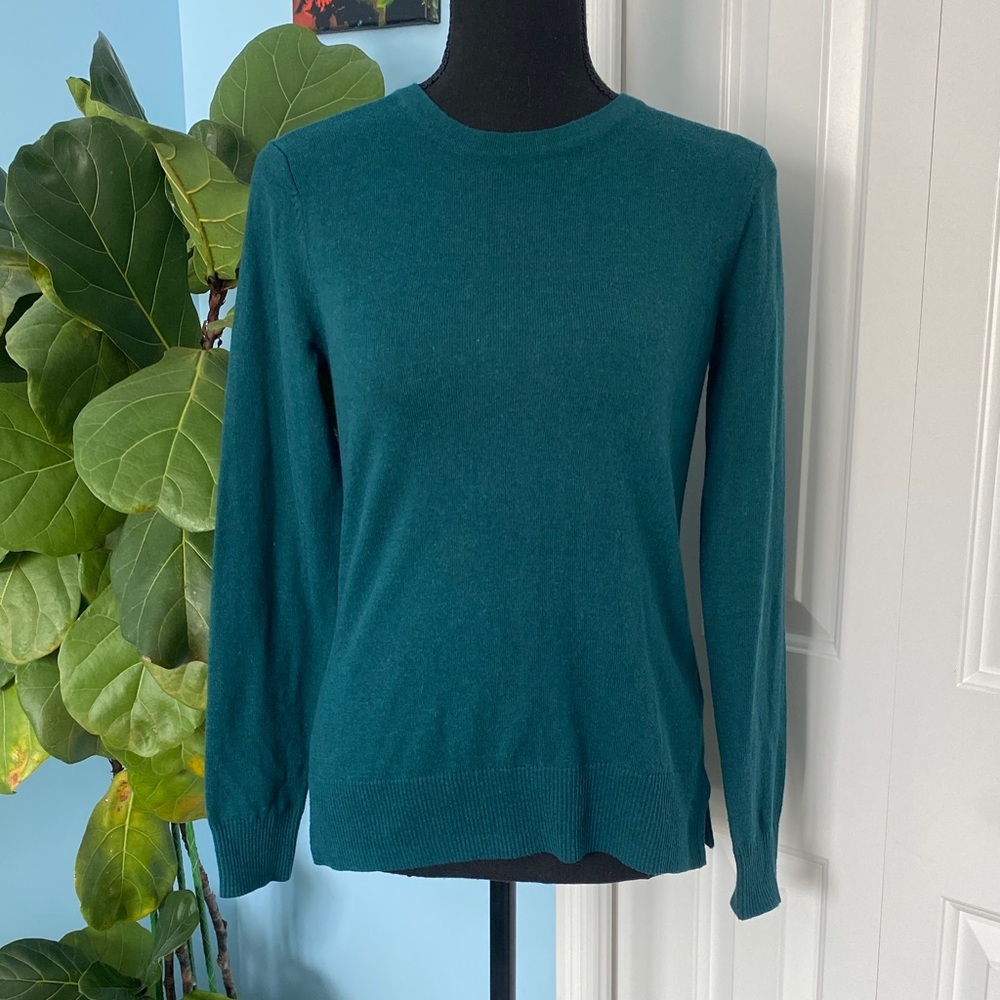 Old Navy Turquoise XS Knit Longsleeve Light Sweater Top Shirt